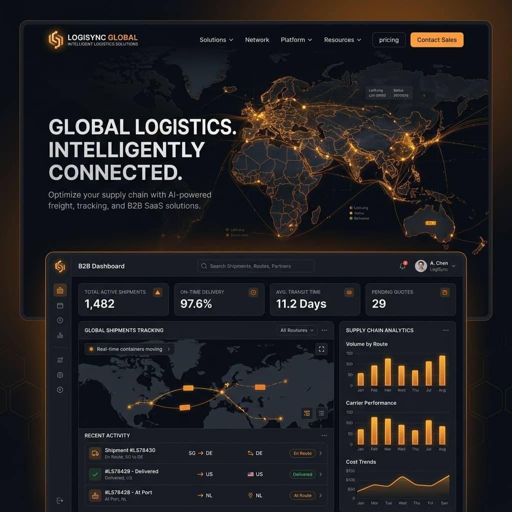 Atlas Logistics — Turning a logistics platform into a measurable lead engine
